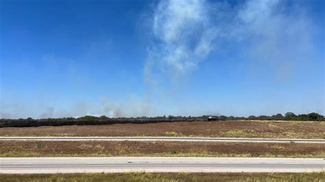 Wildfire near Lockhart burns 228 acres, 65% contained